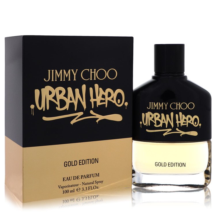 Jimmy Choo Urban Hero Gold Edition Eau De Parfum Spray By Jimmy Choo, Cologne for Men, available at zachava.com
