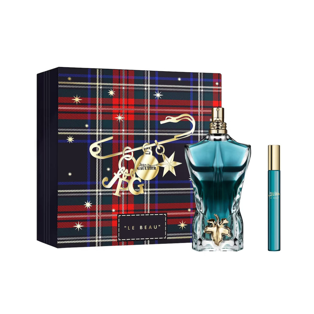JEAN PAUL GAULTIER LE BEAU 2 PCS SET: 4.2 EAU DE TOILETTE SPRAY + 0.34 EAU DE TOILETTE SPRAY