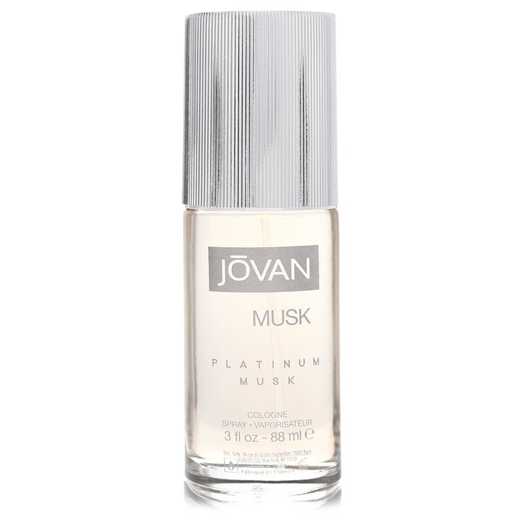 Jovan Platinum Musk by Jovan Cologne Spray (unboxed) 3 oz for Men
