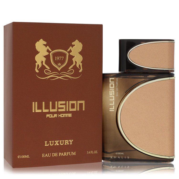 Khalis Illusion Luxury Collection Eau De Parfum Spray By Khalis, Cologne for Men, available at zachava.com