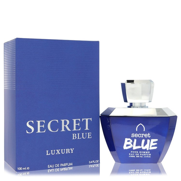 Khalis Secret Blue Luxury Collection Eau De Parfum Spray By Khalis, Cologne for Men, available at Zachava.com.