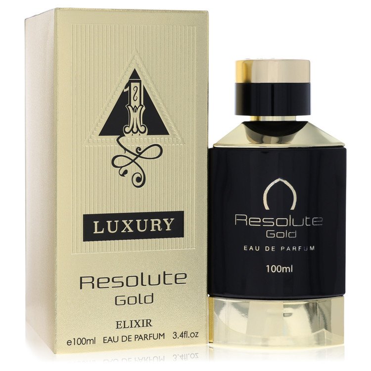 Khalis Resolute Gold Elixir Luxury Collection Eau De Parfum Spray By Khalis, Cologne for Men, available at zachava.com