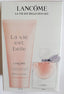 Lancome La Vie Est Belle 2 Pcs Set For Women: 4 Ml Eau De Parfum Mini + 1.6 Body Lotion.