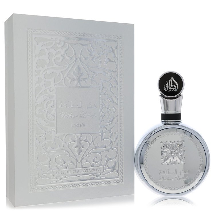 Lattafa Fakhar Platin Eau De Parfum Spray (Unisex) By Lattafa - Zachava.com