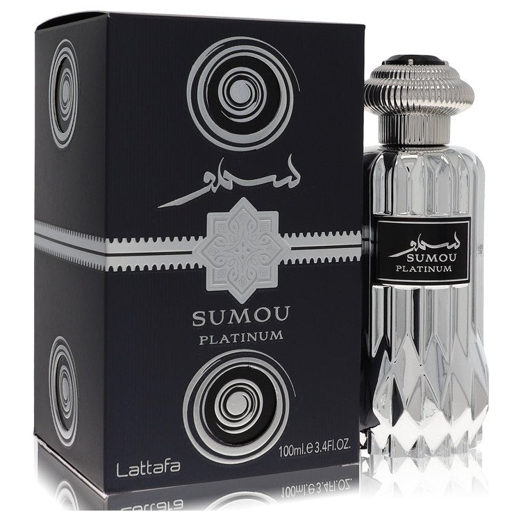Lattafa Sumou Platinum Eau De Parfum Spray (Unisex) By Lattafa, Cologne for Men, available at Zachava.com.