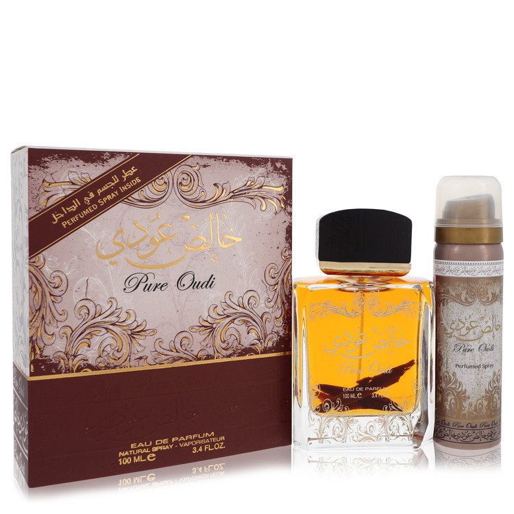 Lattafa Pure Oudi Eau De Parfum Spray Plus 1.7 oz Deodorant By Lattafa, Perfume for Women, available at zachava.com