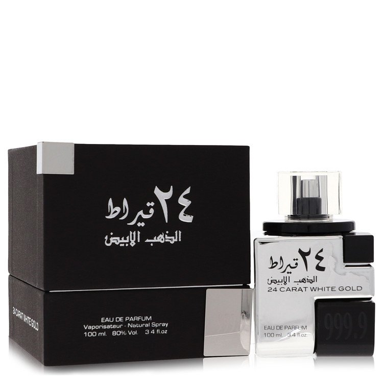 Lattafa 24 Carat White Gold Eau De Parfum Spray (Unisex) By Lattafa, Cologne for Men, available at zachava.com