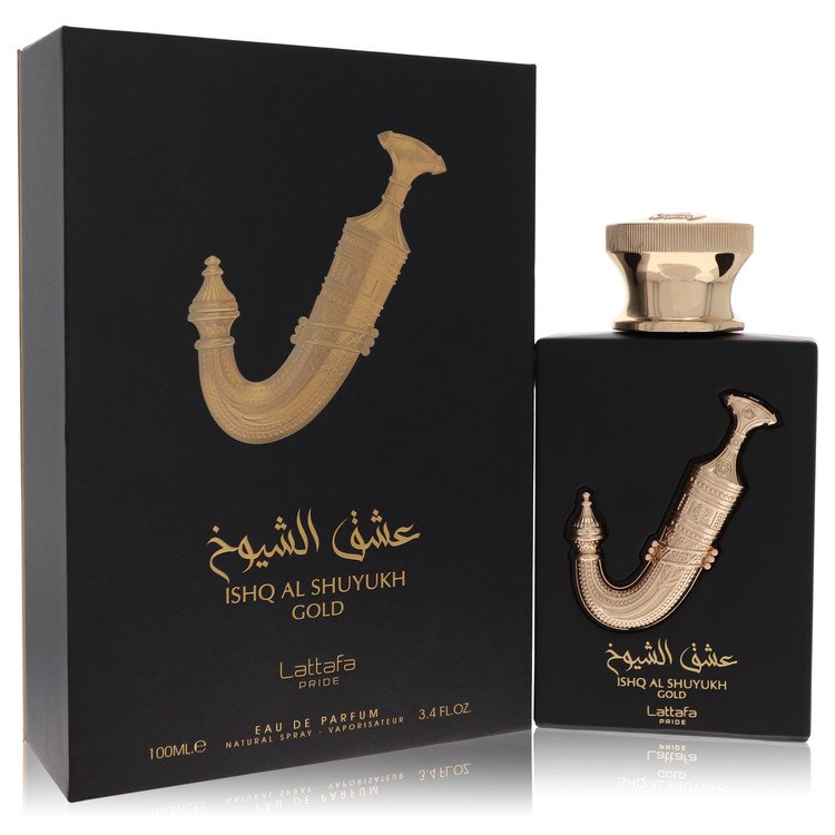Lattafa Pride Ishq Al Shuyukh Gold Eau De Parfum Spray (Unisex) By Lattafa, Cologne for Men, available at zachava.com