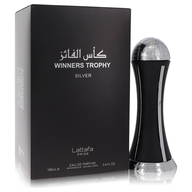 Lattafa Pride Winners Trophy Silver Eau De Parfum Spray By Lattafa, Cologne for Men, available at Zachava.com.