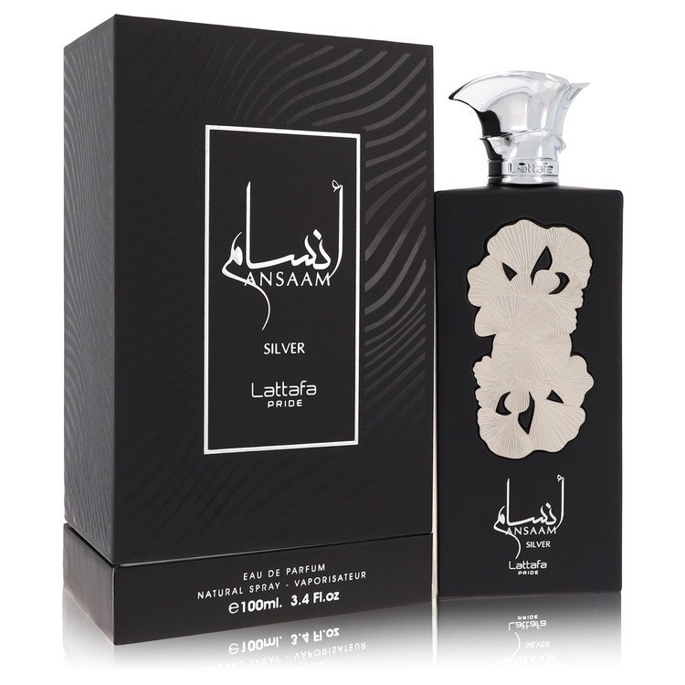 Lattafa Pride Ansaam Silver Eau De Parfum Spray (Unisex) By Lattafa - Zachava.com
