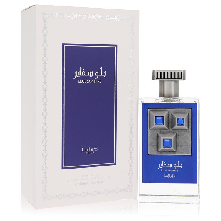 Lattafa Pride Blue Sapphire Eau De Parfum Spray (Unisex) By Lattafa, Cologne for Men, available at zachava.com