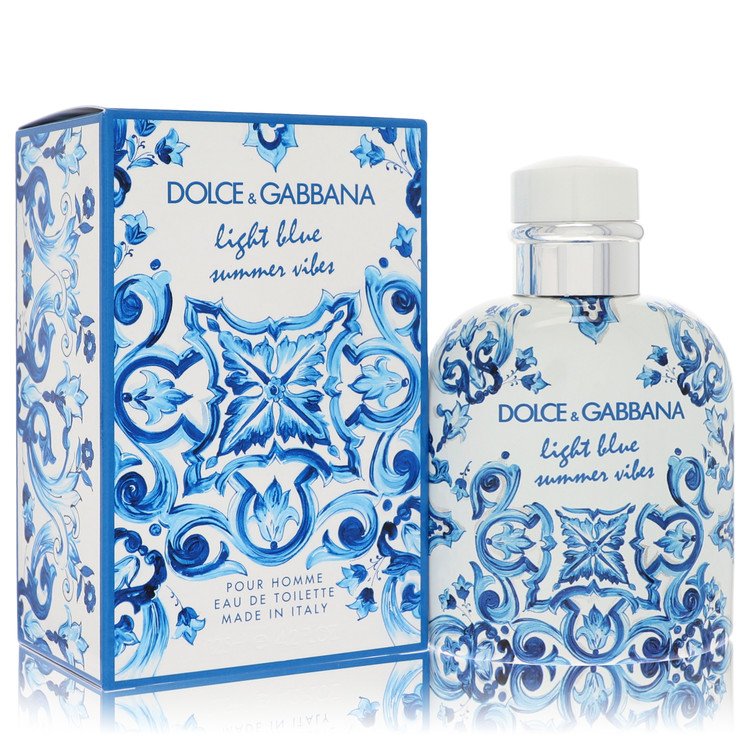Light Blue Summer Vibes Eau De Toilette Spray By Dolce & Gabbana, Cologne for Men, available at Zachava.com.
