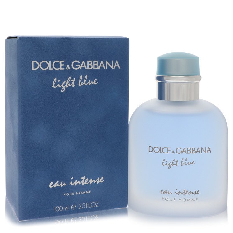 Light Blue Eau Intense by Dolce Gabbana Eau De Parfum Spray 3.3 oz for Men