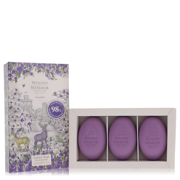 Lavender Fine English Soap By Woods of Windsor, Perfume for Women, available at Zachava.com.