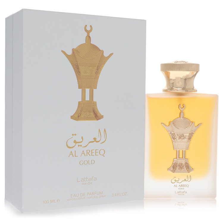 Lattafa Al Areeq Gold by Lattafa Eau De Parfum Spray (Unisex) 3.4 oz for Men Lattafa Main image