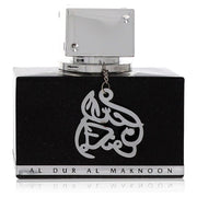 Lattafa Al Dur Al Maknoon Silver by Lattafa Eau De Parfum Spray (Unisex Unboxed) 3.4 oz for Men