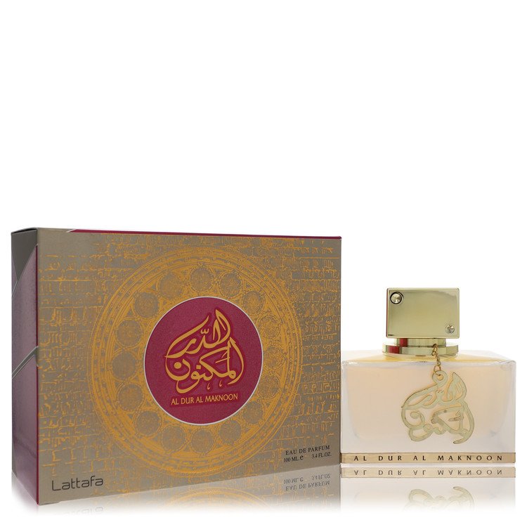 Lattafa Al Dur Al Maknoon Gold by Lattafa Eau De Parfum Spray (Unisex) 3.4 oz for Men Lattafa Main image