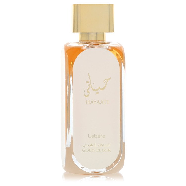 Lattafa Hayaati Gold Elixir by Lattafa Eau De Parfum Spray (Unisex Unboxed) 3.4 oz for Women