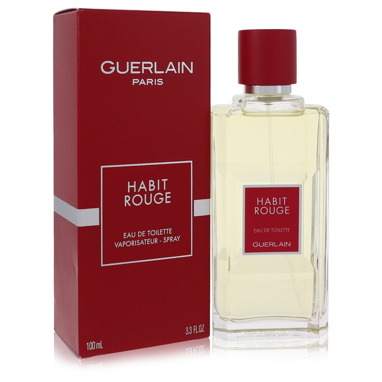 Habit Rouge Cologne / Eau De Toilette Spray By Guerlain - Zachava.com