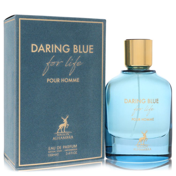 Maison Alhambra Daring Blue For Life Eau De Parfum Spray By Maison Alhambra, Cologne for Men, available at zachava.com