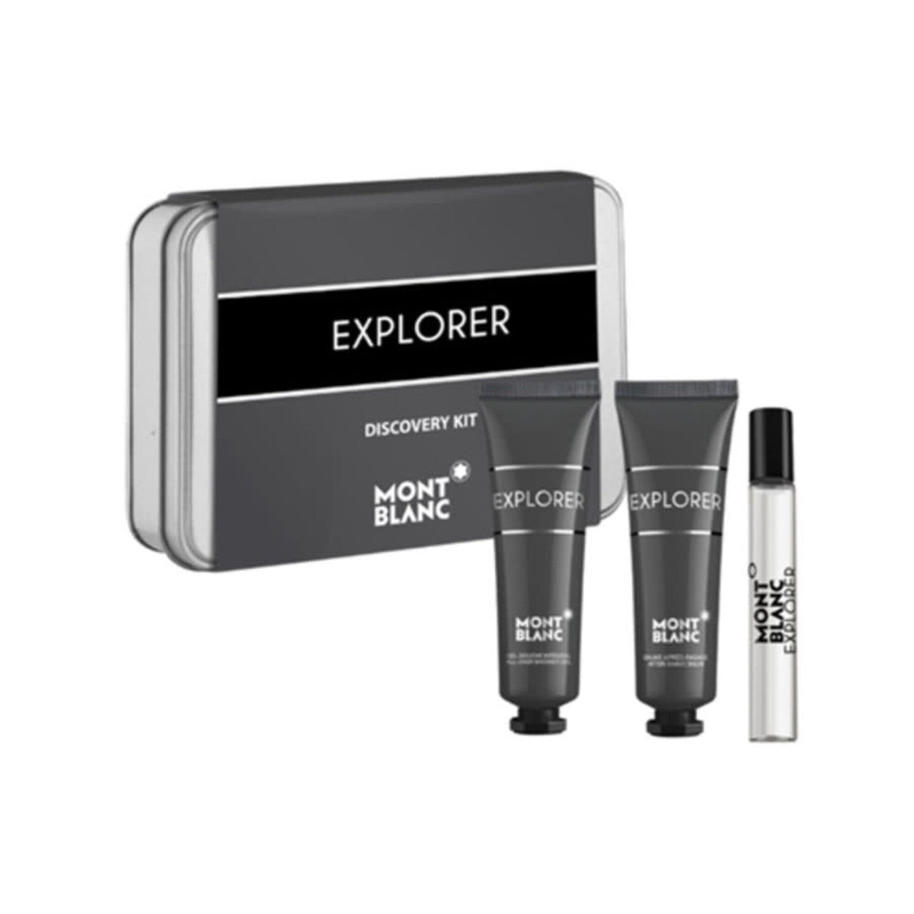 MONT BLANC EXPLORER 3 PCS SET FOR MEN: 0.25 EAU DE PARFUM SPRAY + 1 OZ AFTER SHAVE BALM + 1 OZ SHOWER GEL
 Main image