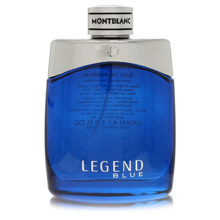 Mont Blanc Legend Blue Eau De Parfum Spray (Tester) By Mont Blanc, Cologne for Men, available at zachava.com