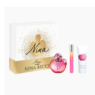 Nina Ricci Nina Illusion 3 Pcs Set For Women: 2.7 Eau De Parfum + 0.34 Eau De Parfum Roll-On + 2.5 Body Lotion Secondary image