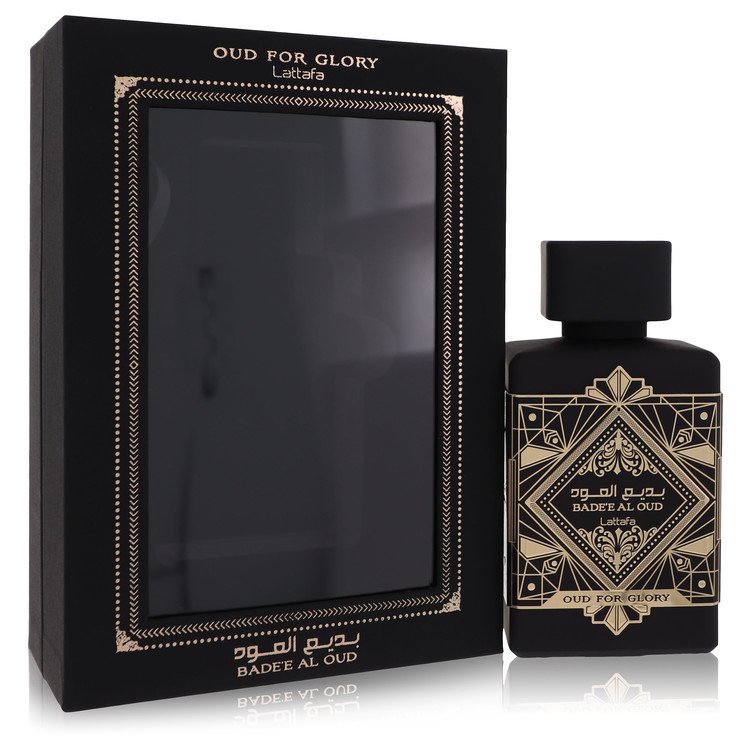 Lattafa Oud For Glory Badee Al Oud by Lattafa Eau De Parfum Spray (Unisex) 3.4 oz for Women