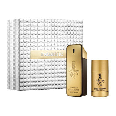 Paco Rabanne One Million 2 Pcs Set For Men: 3.4 Eau De Toilette Spray + 2.3 Deodorant Stick. Secondary image