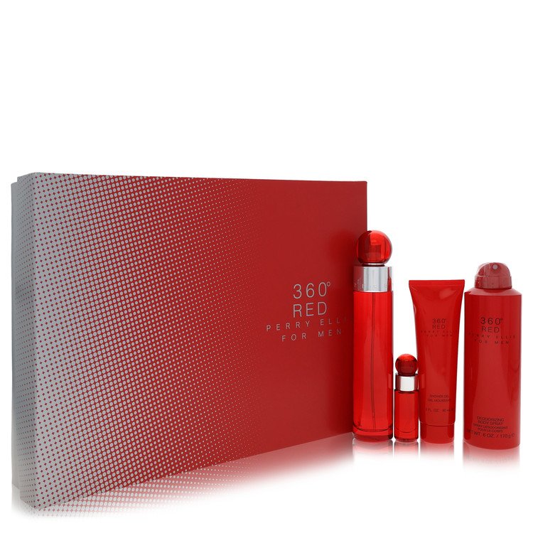 Perry Ellis 360 Red Gift Set By Perry Ellis, Cologne for Men, available at zachava.com
