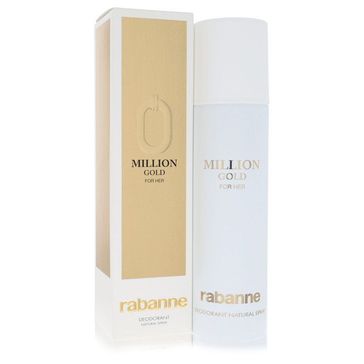 Paco Rabanne Million Gold by Paco Rabanne Deodorant Spray 5 oz for Women