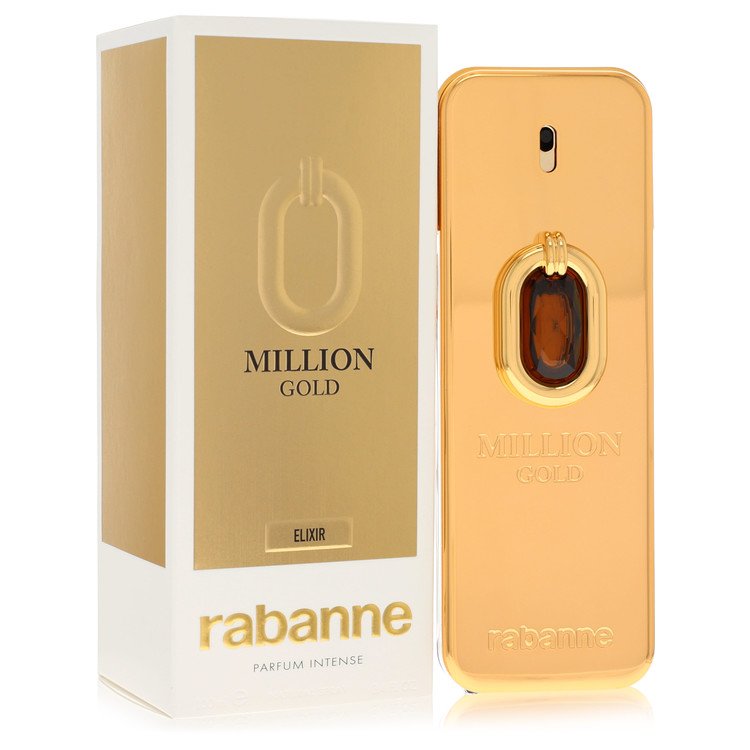 Paco Rabanne Million Gold Elixir Intense by Paco Rabanne Parfum Intense Spray 3.4 oz for Men