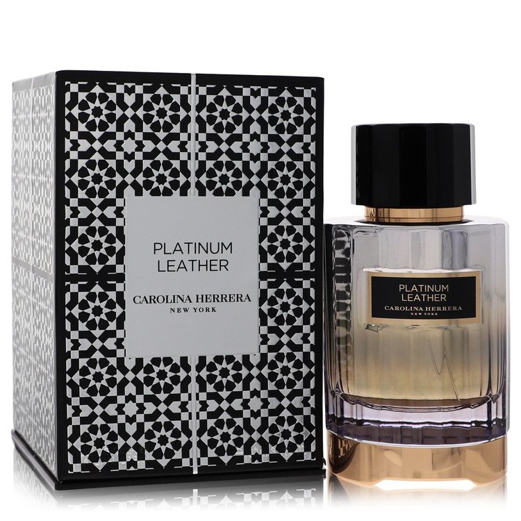Platinum Leather by Carolina Herrera Eau De Parfum Spray (Unisex) 3.4 oz for Women