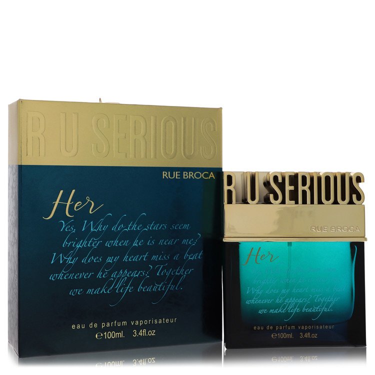 R U Serious Her Eau De Parfum Spray By Rue Broca - Zachava.com