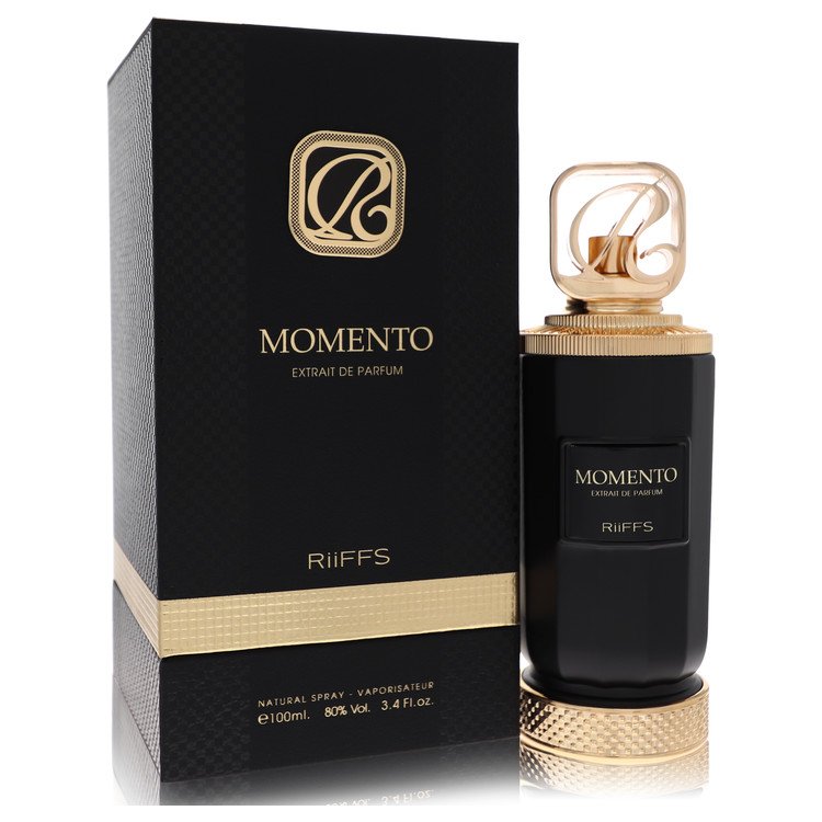 Riiffs Momento by Riiffs Extrait De Parfum Spray (Unisex) 3.4 oz for Men
