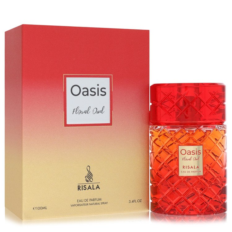 Risala Oasis Floral Oud by Risala Eau De Parfum Spray 3.4 oz for Women