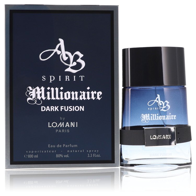 Spirit Millionaire Dark Fusion Eau De Parfum Spray By Lomani, Cologne for Men, available at zachava.com