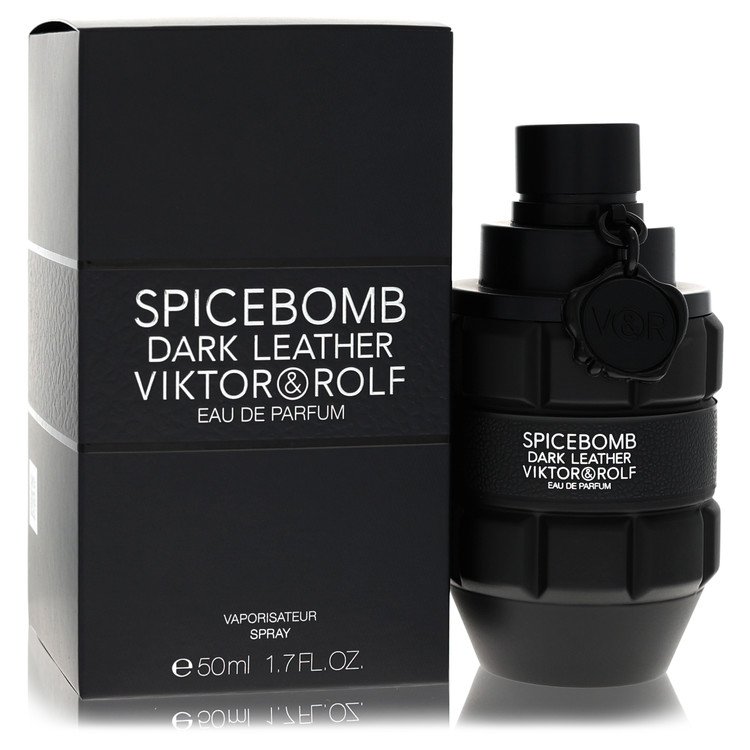 Spicebomb Dark Leather Eau De Parfum Spray By Viktor & Rolf, Cologne for Men, available at Zachava.com.