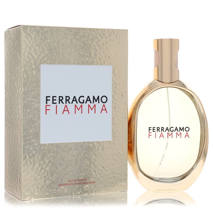 Salvatore Ferragamo Fiamma by Salvatore Ferragamo Eau De Parfum Refillable Spray (Unisex) 3.4 oz for Women