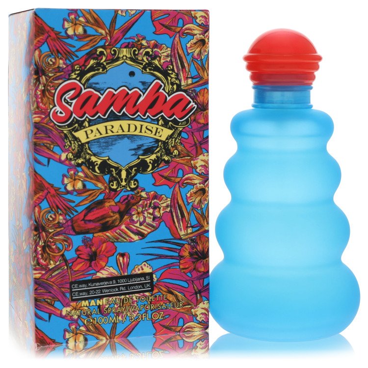 Samba Paradise by Samba Eau De Toilette Spray 3.3 oz for Men
