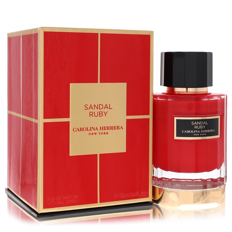 Sandal Ruby by Carolina Herrera Eau De Parfum Spray (Unisex) 3.4 oz for Women
