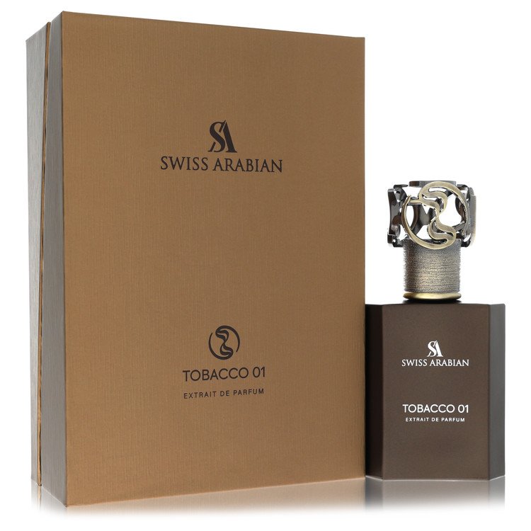 Swiss Arabian Tobacco 01 by Swiss Arabian Extrait De Parfum Spray (Unisex) 1.7 oz for Men