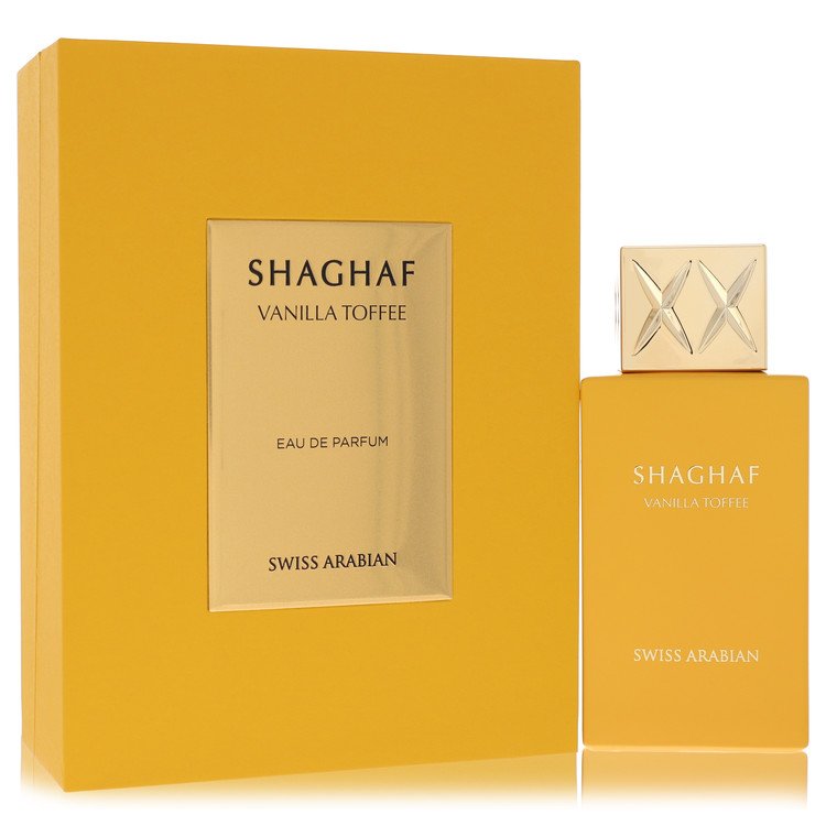 Swiss Arabian Shaghaf Vanilla Toffee by Swiss Arabian Eau De Parfum Spray (Unisex) 2.5 oz for Women