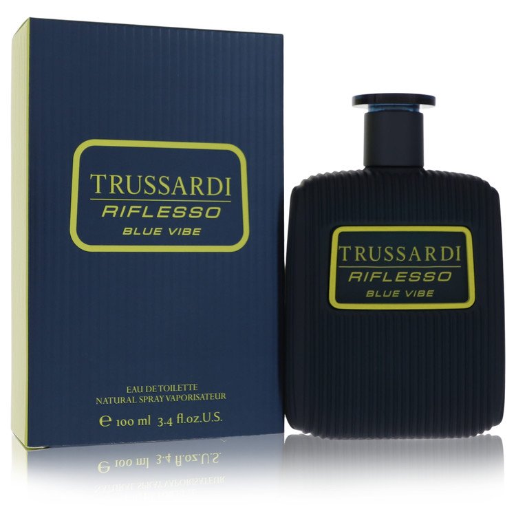 Trussardi Riflesso Blue Vibe Eau De Toilette Spray By Trussardi, Cologne for Men, available at zachava.com