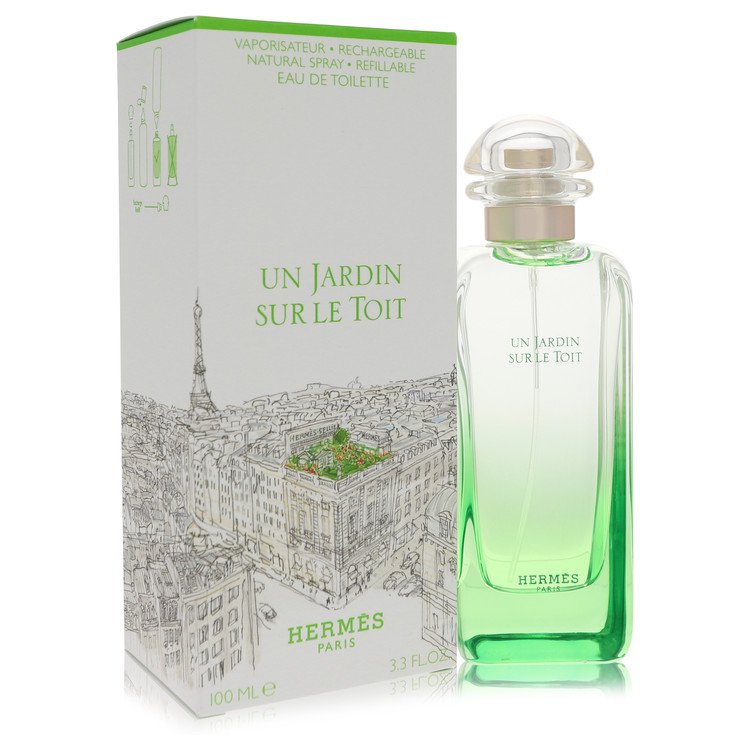 Un Jardin Sur Le Toit by Hermes Eau De Toilette Spray 3.3 oz for Women