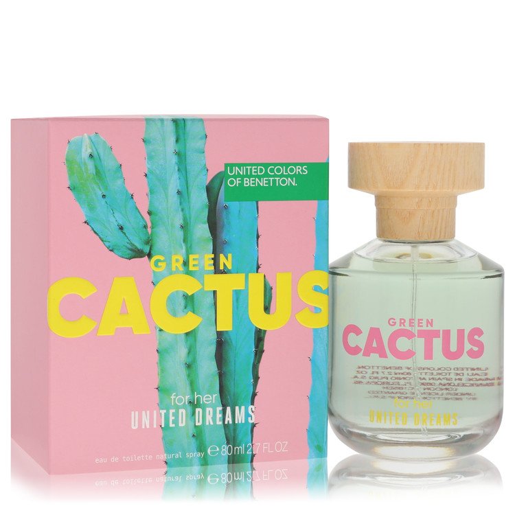 United Dreams Green Cactus Eau De Toilette Spray By Benetton, Perfume for Women, available at zachava.com