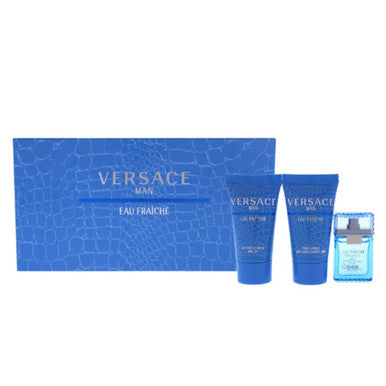 Versace Eau Fraiche 3 Pcs Set For Men: 0.17 Eau De Toilette + 0.8 Shower Gel + 0.8 After Shave Balm Secondary image