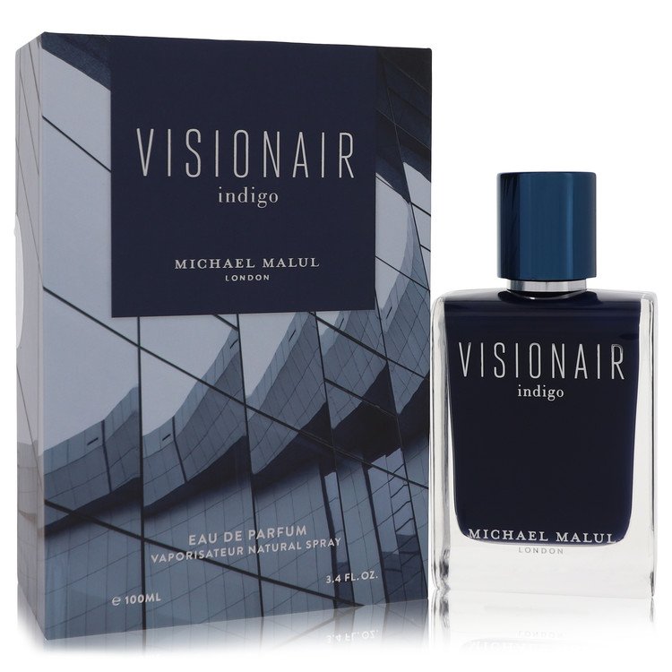 Visionair Indigo Eau De Parfum Spray By Michael Malul, Cologne for Men, available at zachava.com