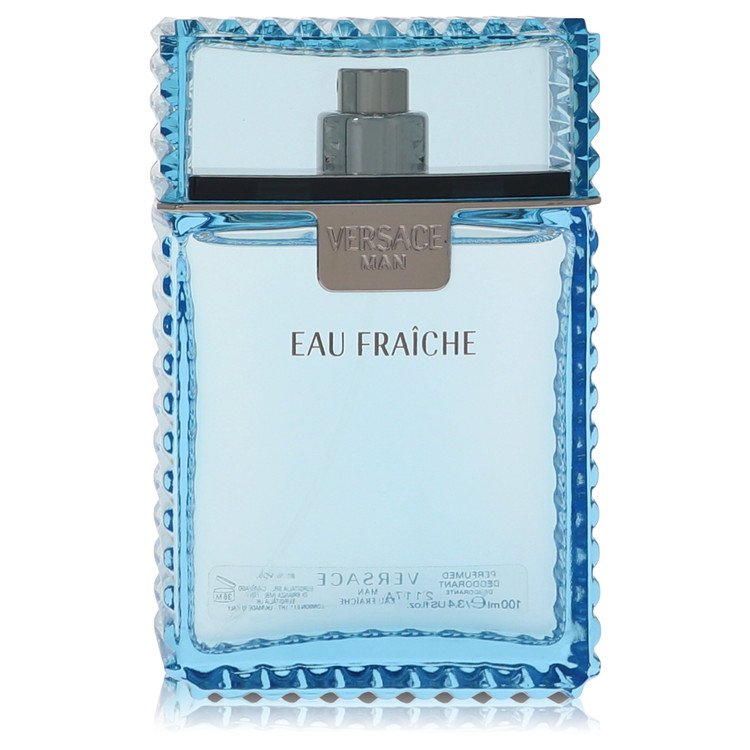 Versace Man by Versace Eau Fraîche Eau De Toilette Spray (Blue unboxed) 3.4 oz for Men