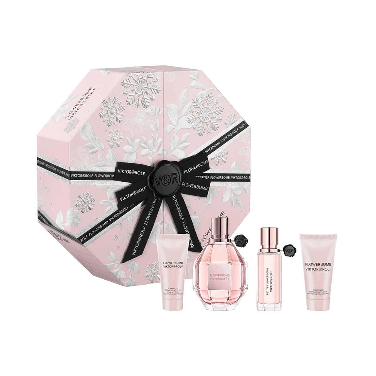 FLOWERBOMB 4 PCS SET FOR WOMEN: 3.4 EAU DE PARFUM SPRAY + 0.68 EAU DE PARFUM SPRAY + 1.7 BODY LOTION + 1.36 BODY CREAM Main image